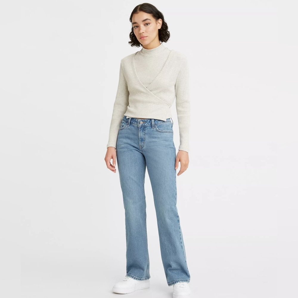 Levi's Light Blue Low Pitch Boot Jeans